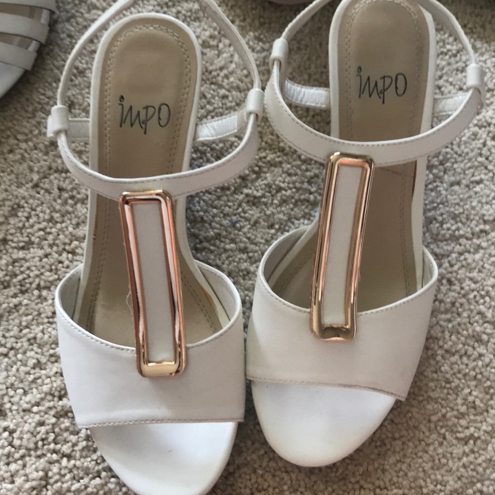 Cream impo wedges size 6